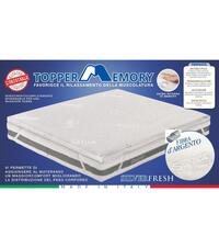 MATTRESS COVER 2P TOPPER 160X190 MEMORY SILVER Tellini S.r.l. Wholesale Clothing